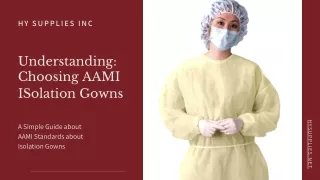 AAMI Isolation gowns