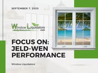 Focus On: JELD-WEN Performance