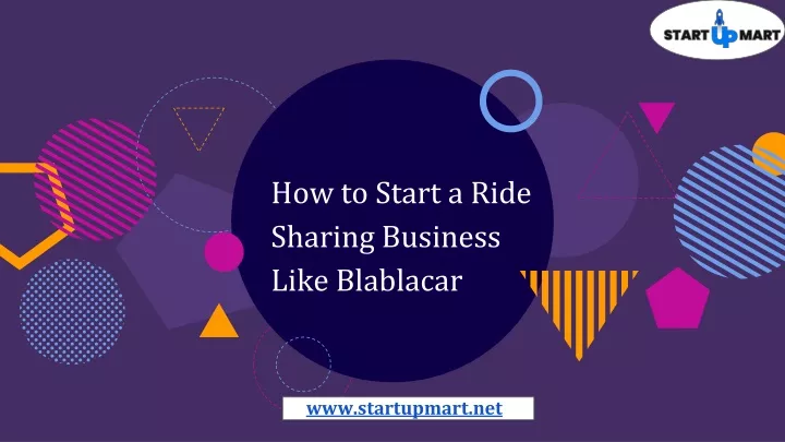 how to start a ride sharing business like blablacar