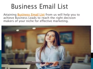business email list