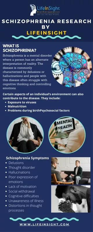 Schizophrenia Research by LifeInSight Inc.