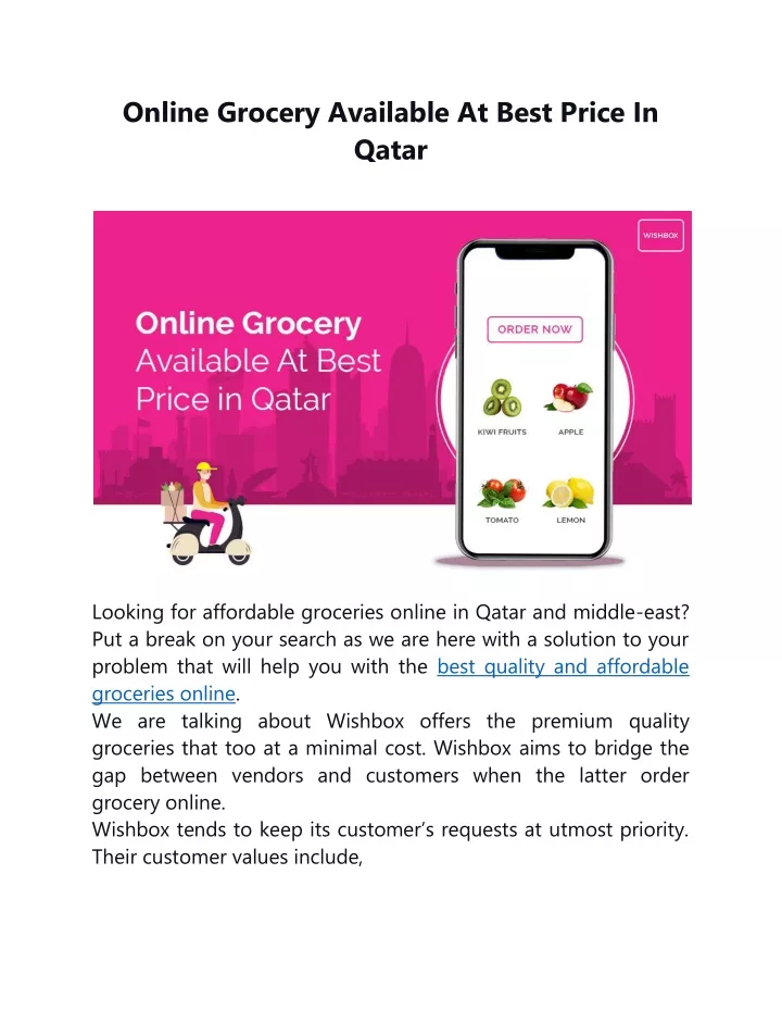 online grocery available at best price in qatar