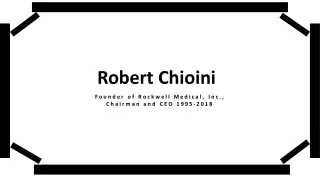 Robert Chioini - Graduated From Michigan State University