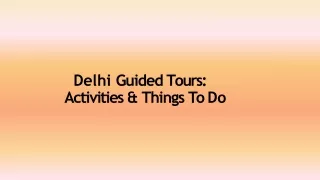Delhi Day Tour