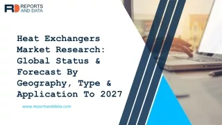 heat exchangers market research global status