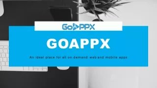GoAppX - Overview of the company