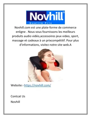novhill com est une plate forme de commerce