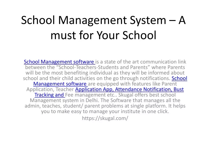school management system a must for your school