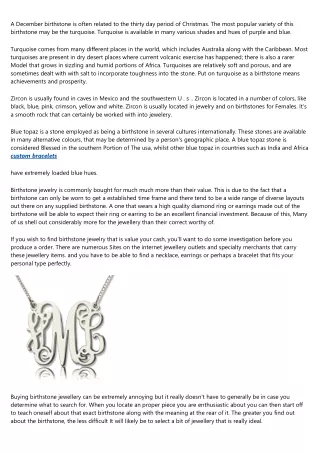 a december birthstone is often related