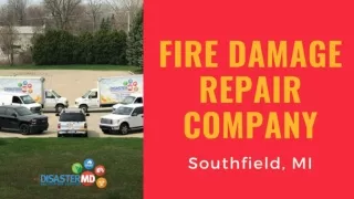 Disaster MD | Fire Damage Repair | Faster to Any Size Disaster