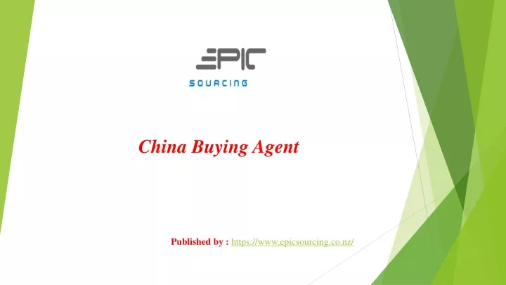 china buying agent