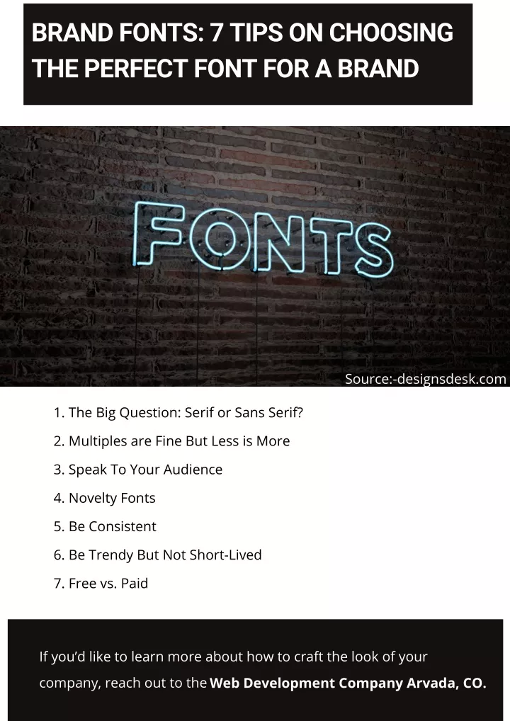 brand fonts 7 tips on choosing the perfect font