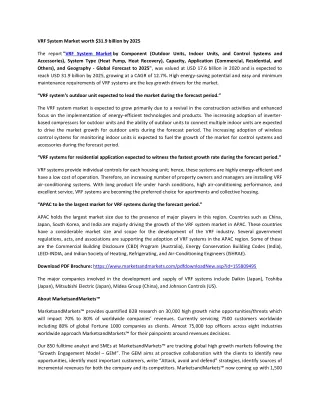 vrf system market worth 31 9 billion by 2025