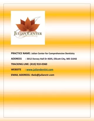 Julian Center for Comprehensive Dentistry