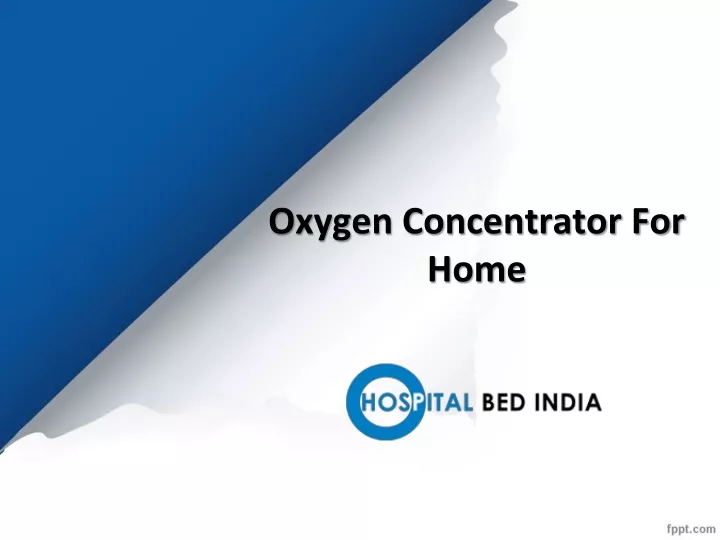 oxygen concentrator for home