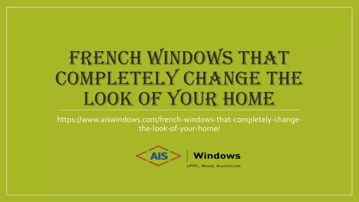 french windows that completely change the look of your home