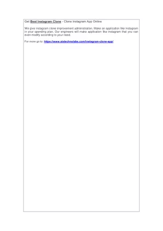 get best instagram clone clone instagram