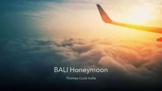 Bali Honeymoon Packages - Book Bali Honeymoon Packages from India