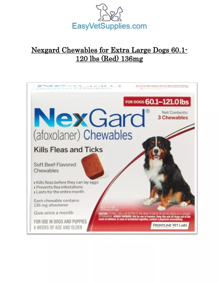 nexgard chewables nexgard chewables for extra