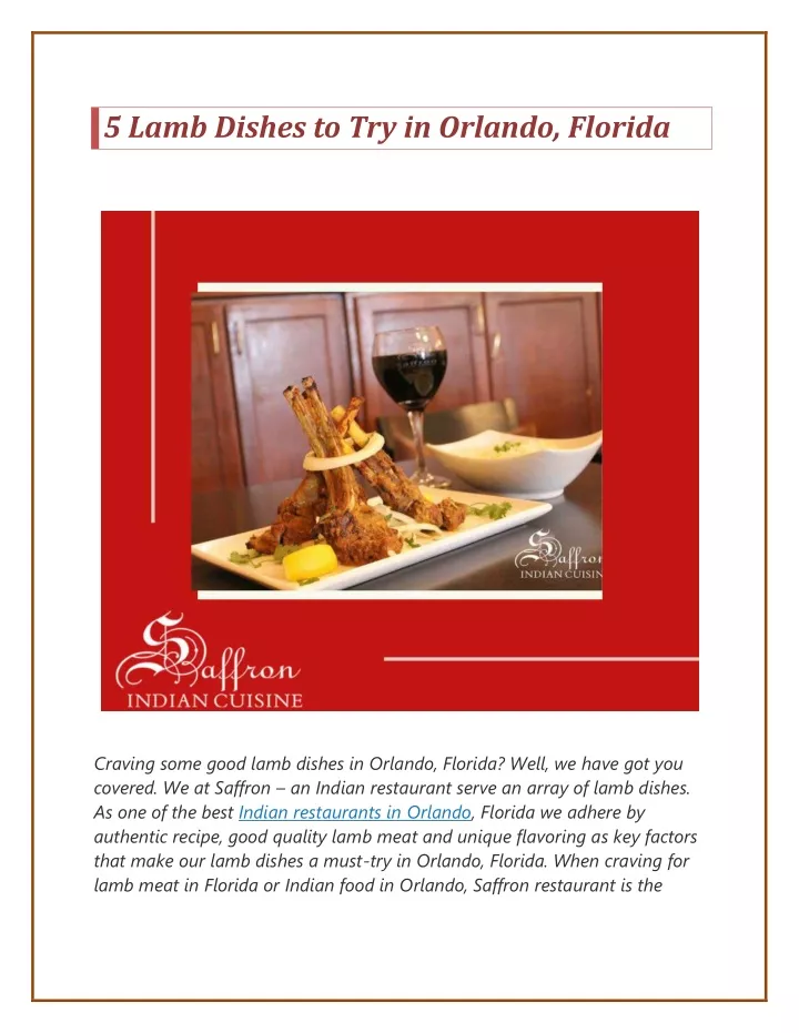 5 lamb dishes to try in orlando florida