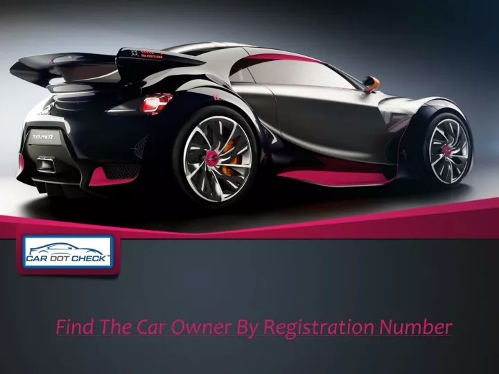 find the car owner by registration number