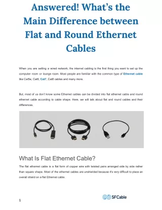 answered what s the main difference between flat