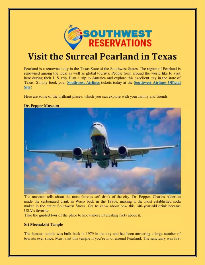 visit the surreal pearland in texas pearland