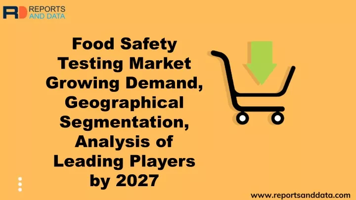 food safety testing market growing demand