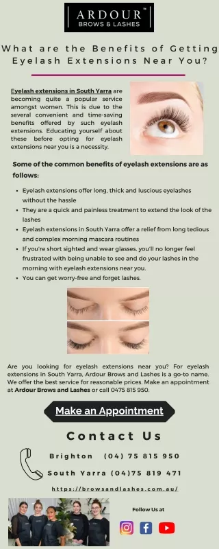 What are the Benefits of Getting Eyelash Extensions Near You?