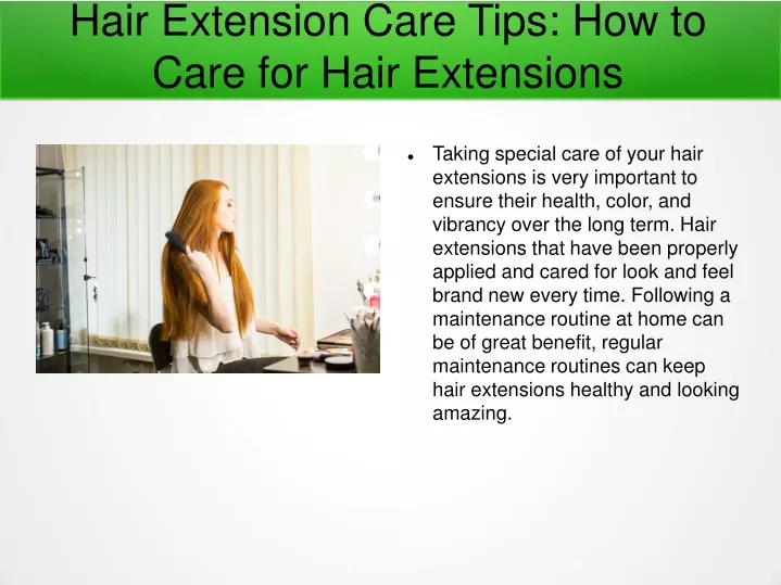 hair extension care tips how to care for hair