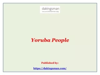 Yoruba People