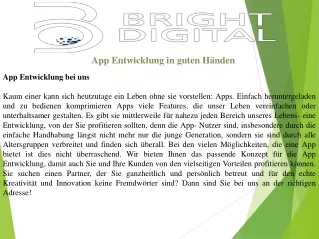 app entwicklung in guten h nden