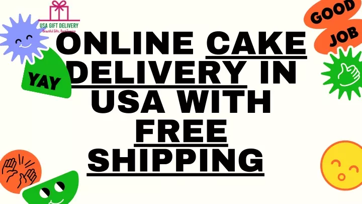 online cake delivery in usa with free shipping