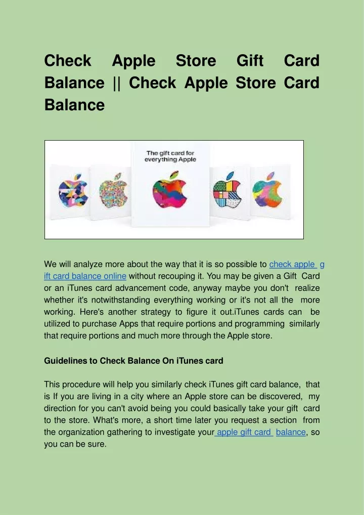 check apple store gift card balance check apple store card balance