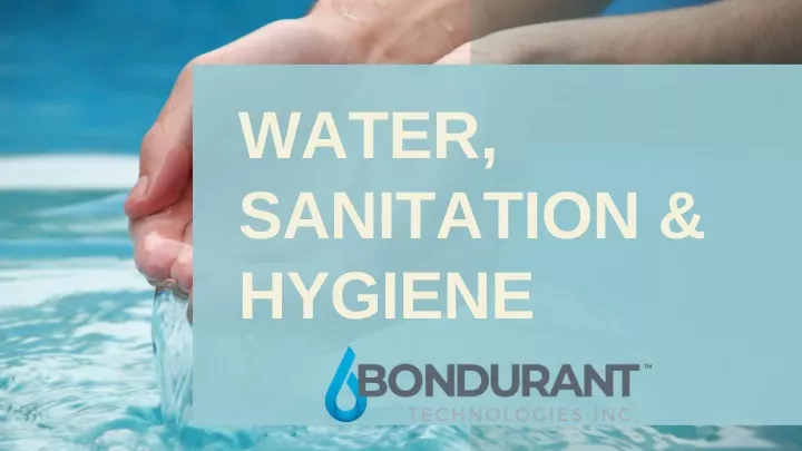 water sanitation hygiene