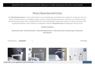Waschbeckenarmatur Homelody waschbecken armatur