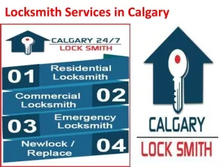 Locksmith Services in Calgary