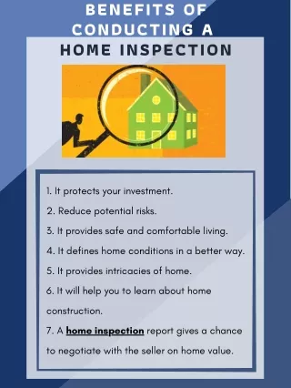 Benefits of conducting a home inspection