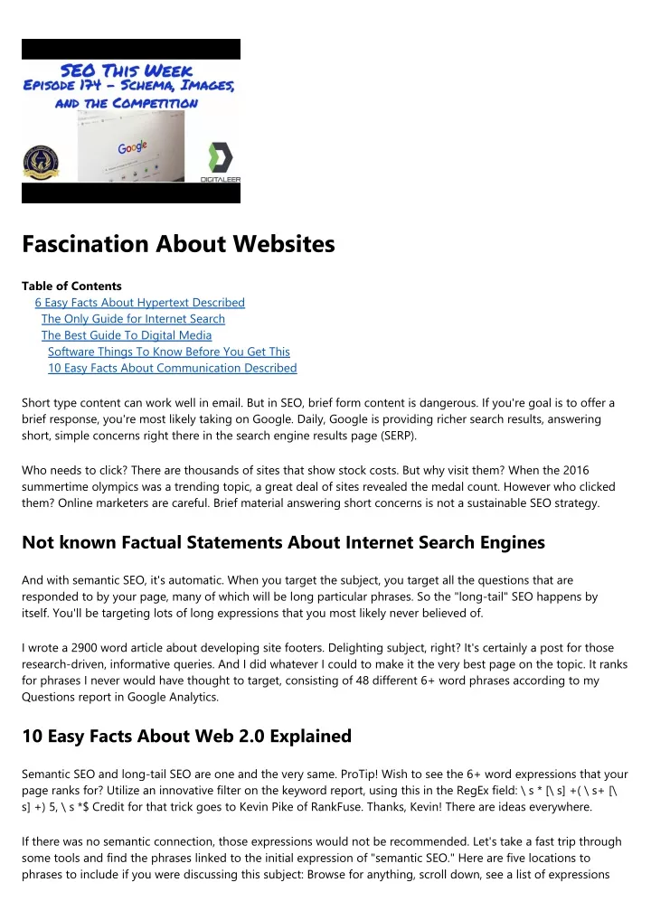 fascination about websites