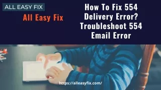 How To Fix 554 Delivery Error? Troubleshoot 554 Email Error