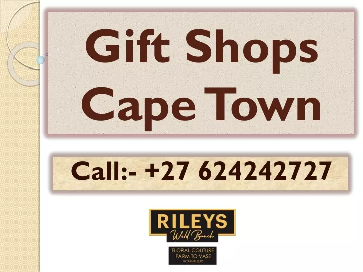 gift shops cape town