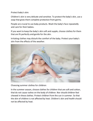 Baby care Guides