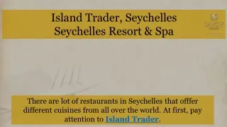 island trader seychelles seychelles resort spa
