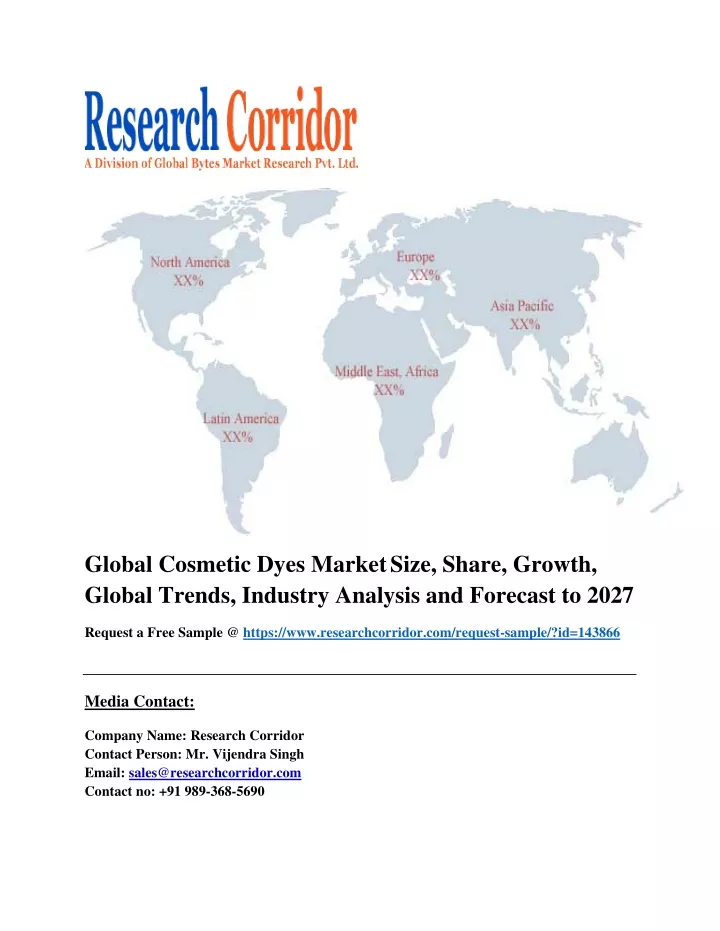 global cosmetic dyes market size share growth