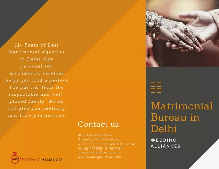 11 years of best matrimonial agencies in delhi