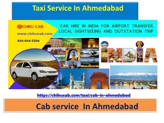 Book Taxi Service In Ahmedabad| Cab Service In Ahmedabad For Airport Travel