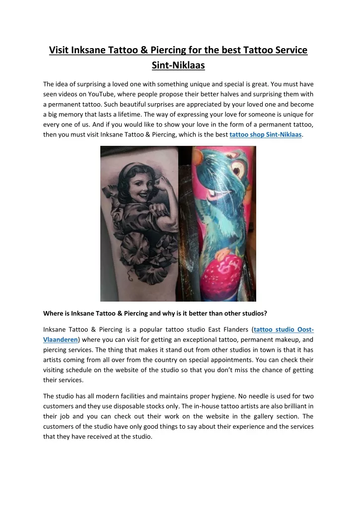 visit inksane tattoo piercing for the best tattoo