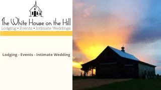 Wedding Venues in Brenham TX | The White House On The Hill