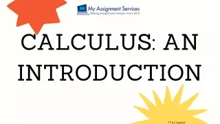 calculus an introduction