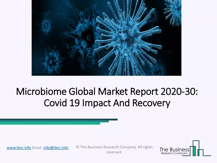 microbiome global market report 2020 30 covid 19 impact and recovery